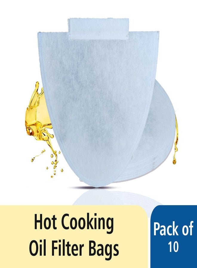 Oddy Hot Cooking Oil Filter Bags, 30 litres Filteration Capacity of Each Bag, Cooking Oil Strainer Pack of 10 Filter Bags for Kitchen, Cafes & Resturants - Image 2